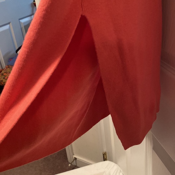 Brand New Ava & Viv Coral Long Sleeve Dress with Belt…size X (14W) - Picture 4 of 6